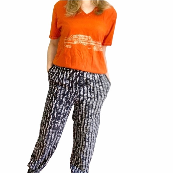 Vintage Pants - Vintage black and white lounge pants.